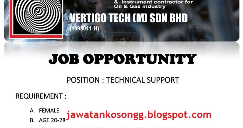 Jawatan Kosong: Jawatan Kosong Vertigo Tech Terkini