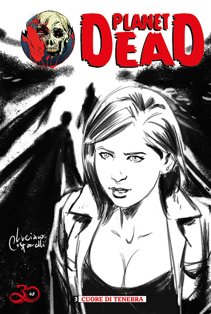 Planet Dead #3: blank cover con disegno b/n