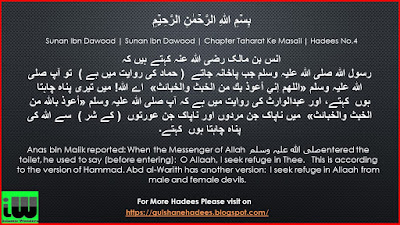 Sunan Ibn Dawood | Sunan Ibn Dawood | Chapter Taharat Ke Masail | Hadees No.4