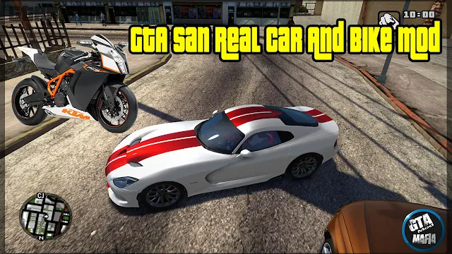 GTA San Real Car Bike Mod Pack With Directx 2.0