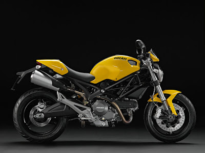 2010 Ducati Monster 696 and 796 yellow