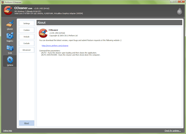 CCleaner 3.9.1493 - Revisi