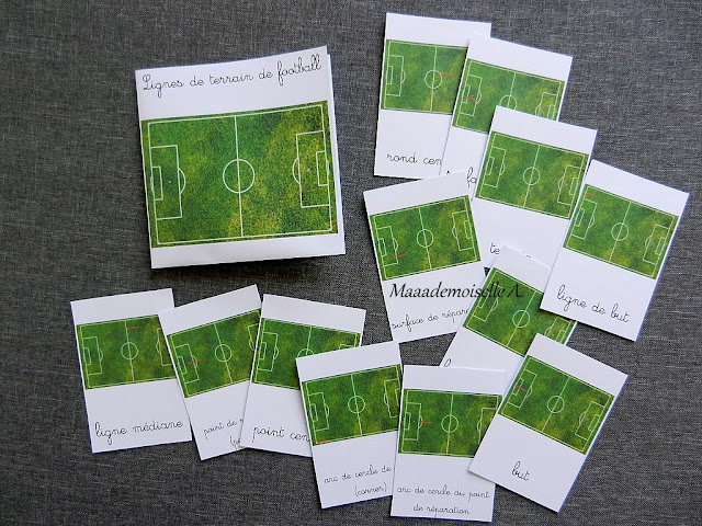 || Cartes de nomenclature et livret d'activités : Football (+ concours)