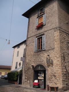 Trattoria Tre Torri is housed inside a medieval tower