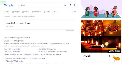 Google Easter Egg Divali 2021