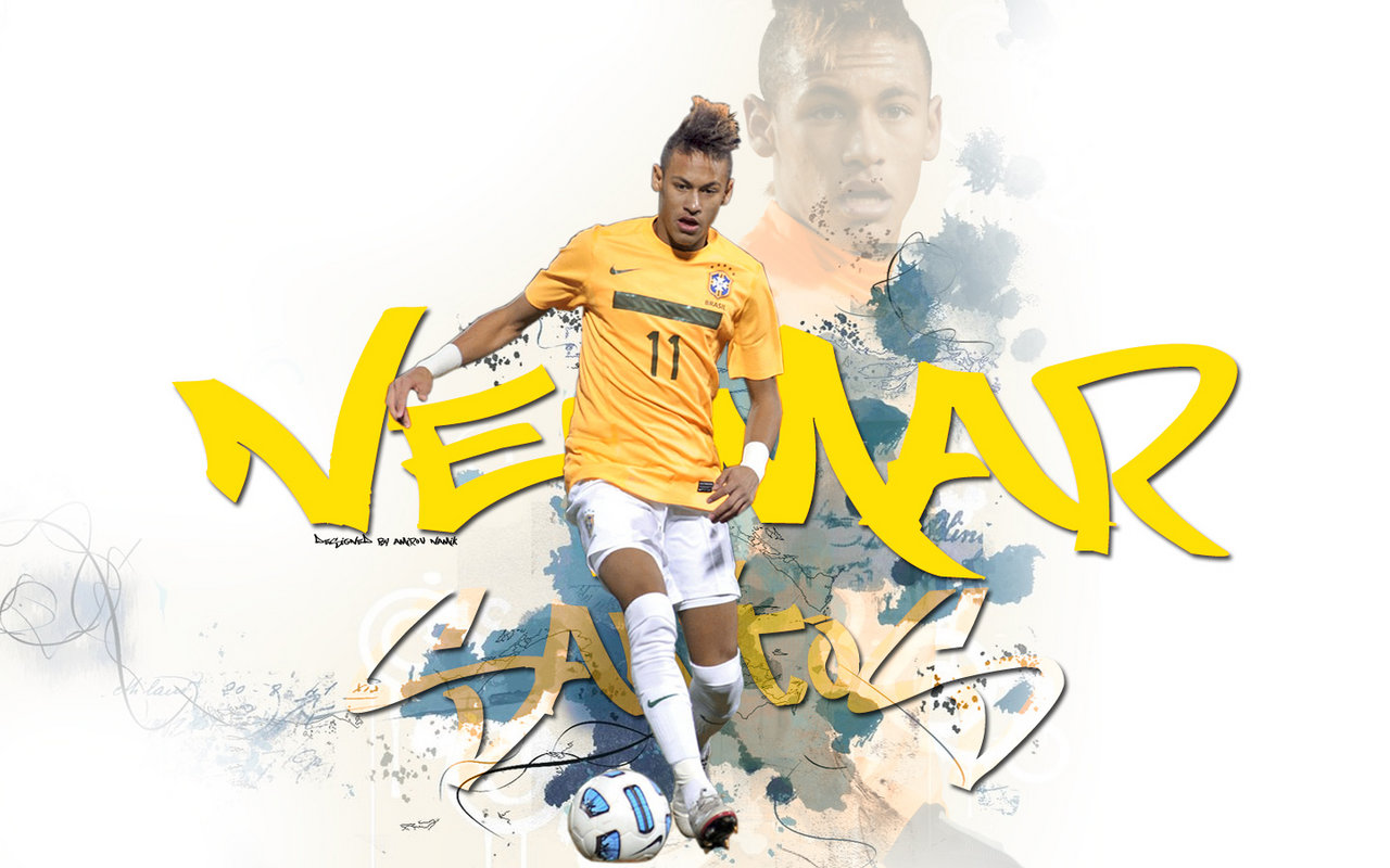 Football Stars: Neymar New 2012 Wallpapers