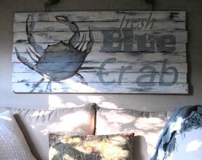 Blue Crab Sign