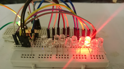 Simplest LED chaser using IC4017(without timer IC)