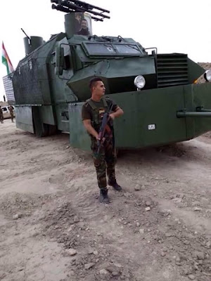 Tiznados de camión Navistar 7000 blindados de los pesmergas kurdos Tiznados 7000 Navistar armored truck Kurdish peshmerga