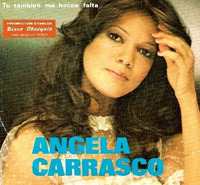 Foto de Angela Carrasco de portada de disco