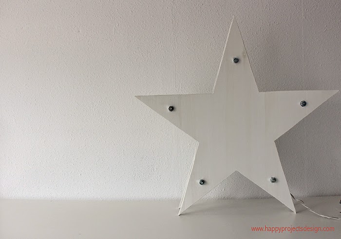 tutorial estrella de luces: el montaje