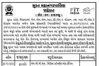 SMC Bharti 2022 For Staff Nurse | Medical Officer