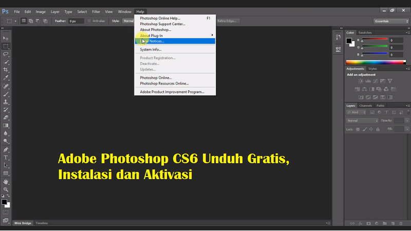 Download Adobe Photoshop CS6 Unduh Gratis, Instalasi dan Aktivasi