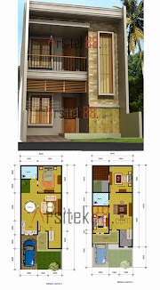 63+ Denah Rumah Minimalis 2 Lantai Ukuran 6x15