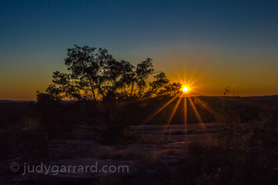 Sunset flare