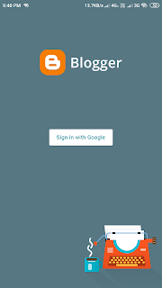 Blogger android app Updated in Hindi