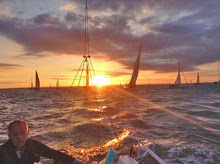 J/70 PHEEBS view of the Solent at dawn on JP Morgan Asset Management Round Island Race