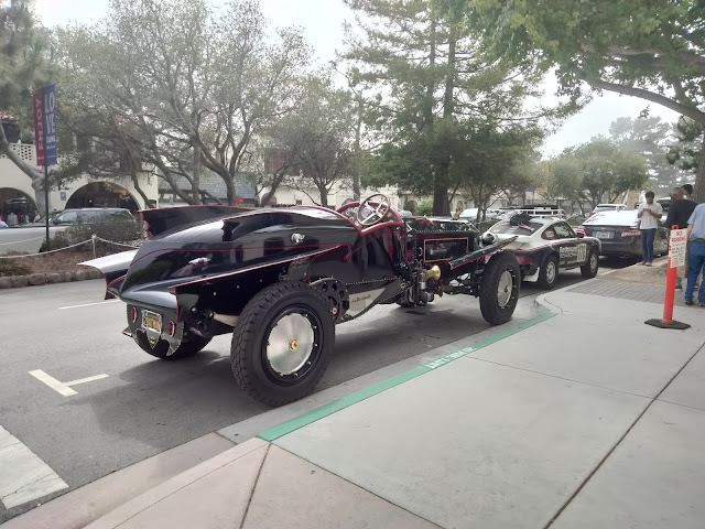 Steampunk "Batmobile" in Carmel, California