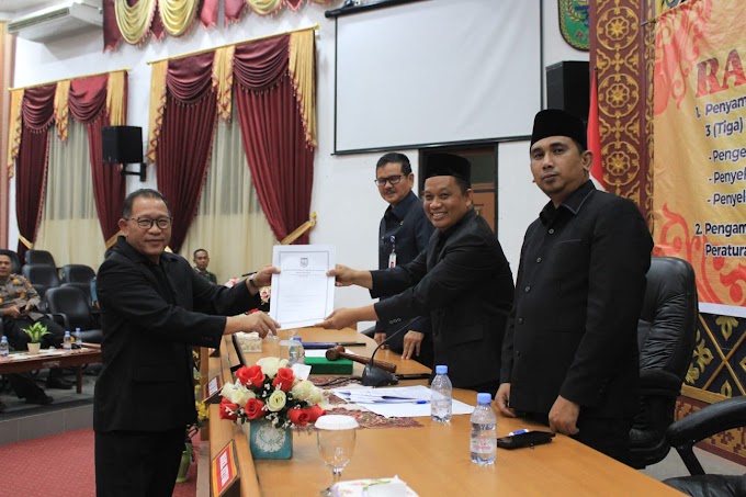 Pansus C DPRD Serahkan Laporan Tiga Ranperda Kota Dumai Tahun 2022 dan Perubahan Propemperda Tahun 2023