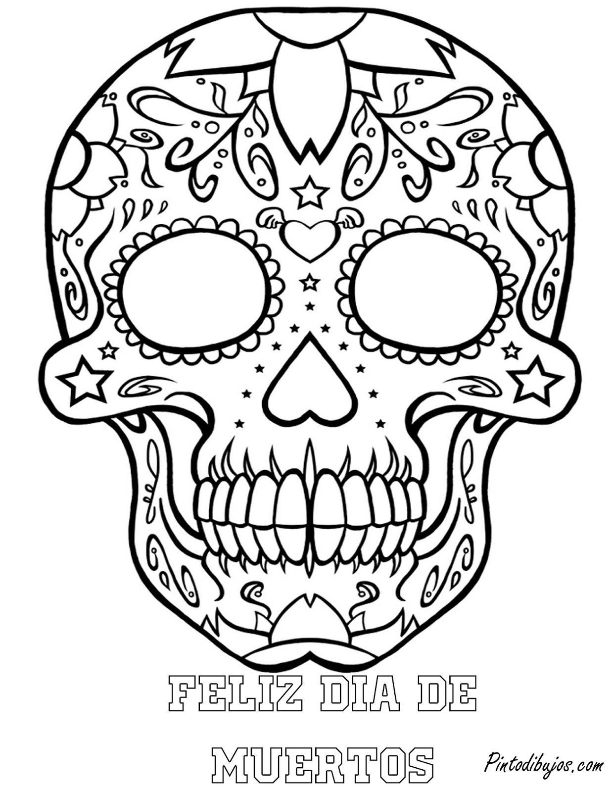 Skull mandala coloring pages