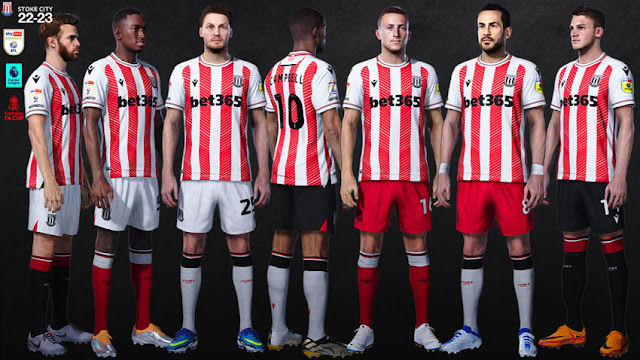 Stoke City 22-23 Kits For eFootball PES 2021