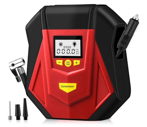 GREPRO Portable Auto Tire Pump with Digital Pressure Gauge