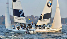 J/80 sailboats- match racing in Berlin, Germany