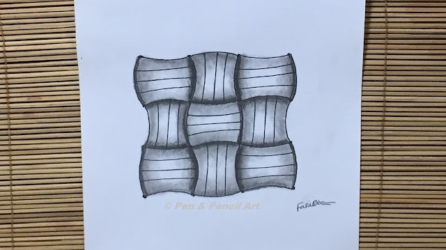 How to Draw 3d Pattern From Dots // 3D  Pencil Sketch Drawing // Learn Easy 3D Art