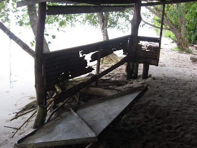 Lee Marvin Beach Crumbling Shack, Palau