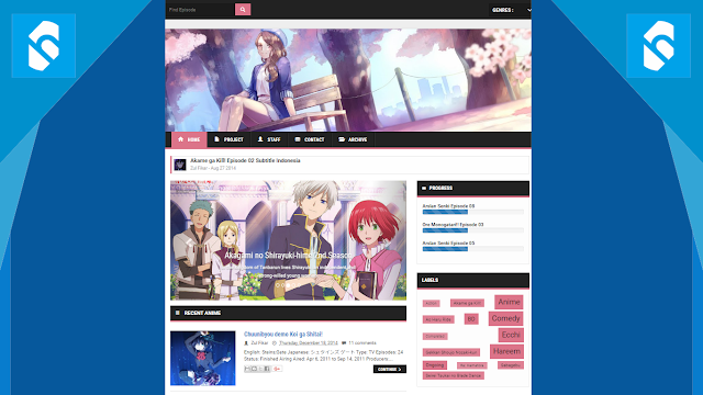 Free Cool Collection Anime Blogger Templates Free Cool Collection Anime Blogger Templates