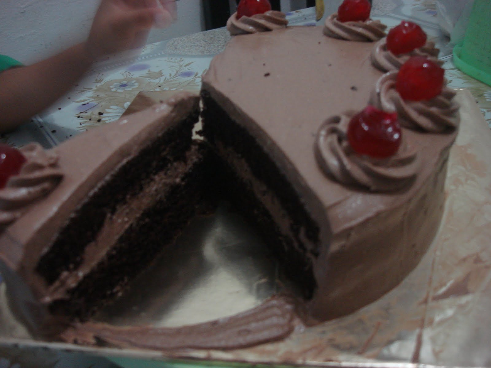 Sabasofian simplecakes: kek coklat frech cream
