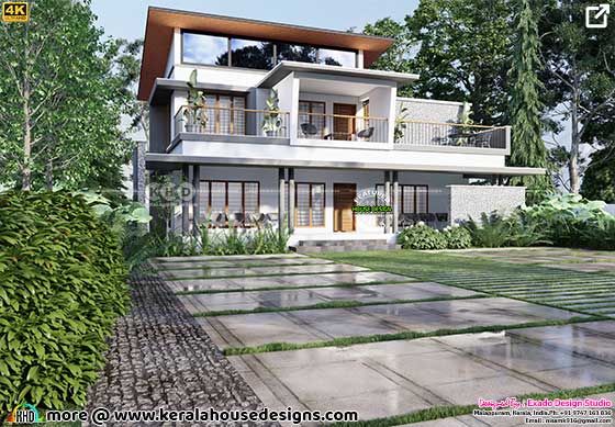2532 sq. ft 4 bedroom modern contemporary house