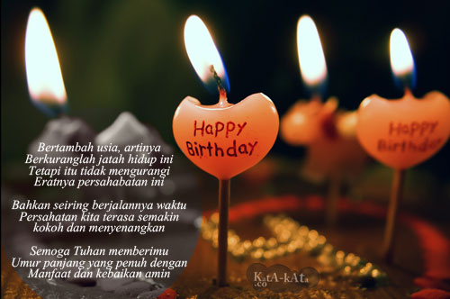 Ucapan Selamat Ulang Tahun Untuk Sahabat