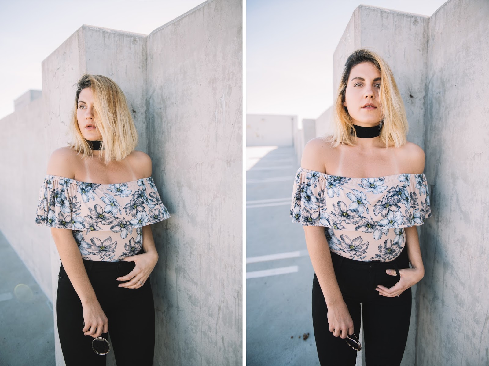 Clayton Floral Off the Shoulder Top