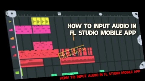 কিভাবে FL Studio Mobile অ্যাপে অডিও ইনপুট করবো।