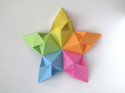 Origami modulare Stella aquilone - Kite Star by Francesco Guarnieri