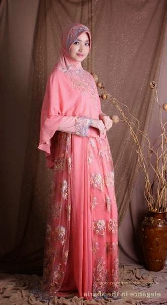 Model gaun kebaya pengantin muslim syar'i