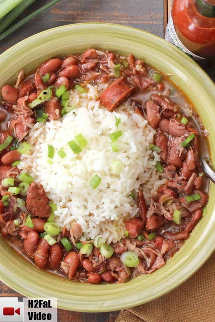 This recipe for New Orleans Red Beans and Rice is one of our all-time favorite Cajun dishes. So deep in flavor and has just enough kick to make your eyes light up and your tummy say "Howdy!" 100% Loon Approved!