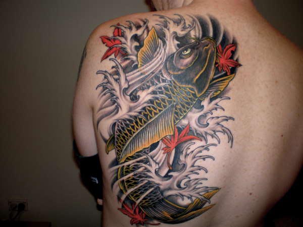 Koi Fish Tattoos Designs On
