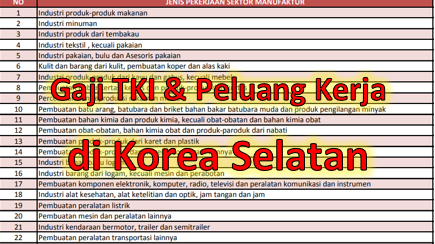 pengalaman kerja di korea