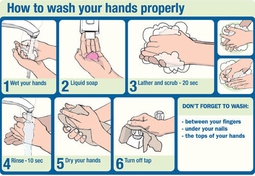 Handwashing is the single most effective way to prevent diseases.