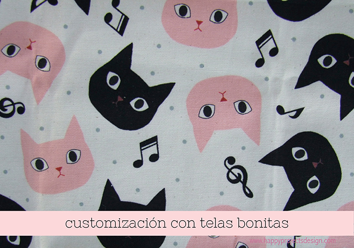 customización con telas bonitas