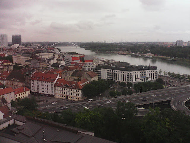 Vue de Bratislava à partir du château