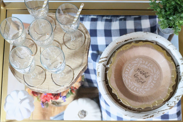 AK Party Studio Friendsgiving Thanksgiving Bar Cart