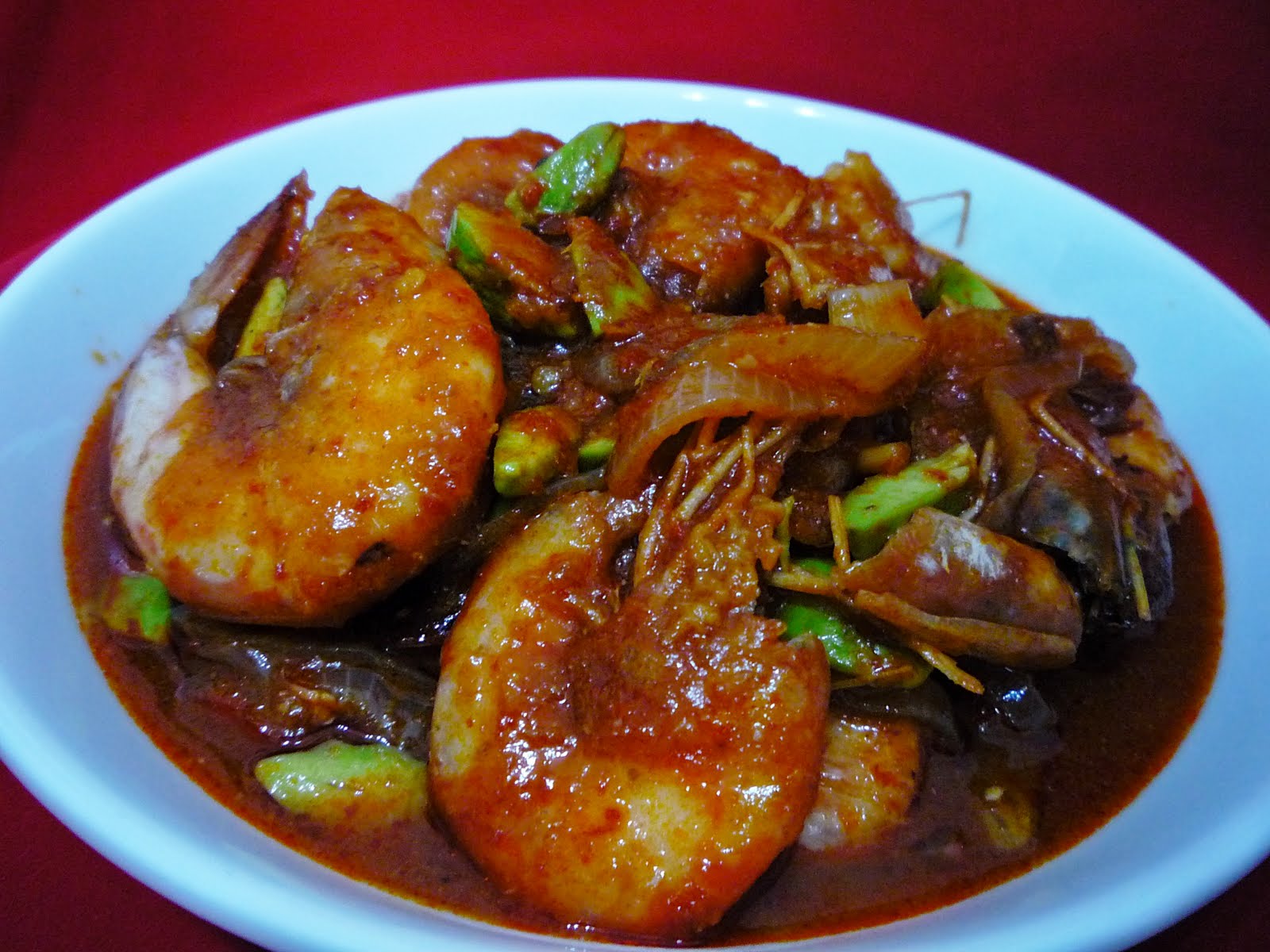 udang masak sambal petai