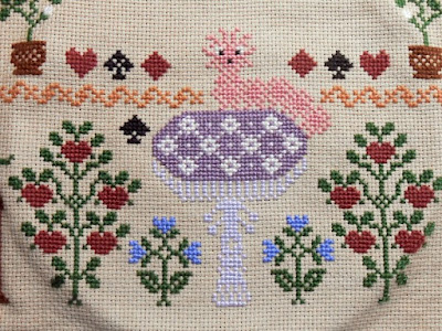 OwlForest Embroidery: Alice in Wonderland SAL part9