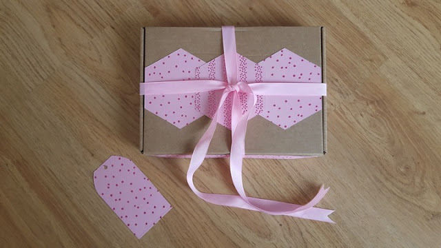 Pretty in pink: upcycled gift package