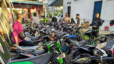  136 Sepmor Balapan Liar Diamankan Polantas, Dirlantas Polda Aceh : Tindak Tegas, Tidak Ada Celah Balap Liar. 