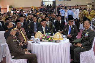 Bupati Soppeng dan Forkopimda Hadiri HUT Bhayangkara ke 77 Tahun Polri, Ini Kata Bupati Andi Kaswadi 