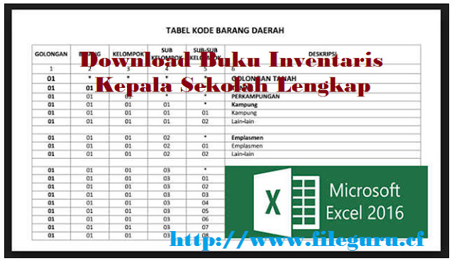 Download Buku Inventaris Kepala Sekolah Lengkap